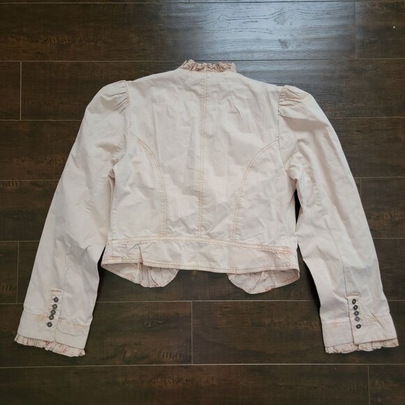 Free People Bennet Jacket Womens S Feminine Vintage Enchanting Castle Garden - Picture 4 of 9